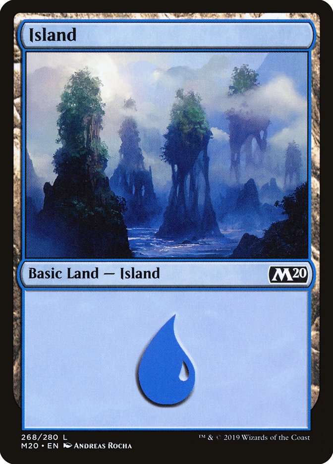 Island (#268) [Core Set 2020] | The Time Vault CA