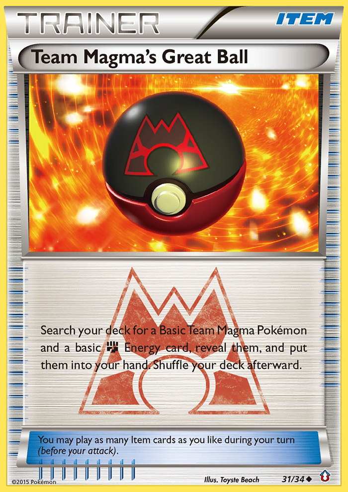 Team Magma's Great Ball (31/34) [XY: Double Crisis] | The Time Vault CA