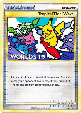 Tropical Tidal Wave (HGSS18) (Semi Finalist) [HeartGold & SoulSilver: Black Star Promos] | The Time Vault CA