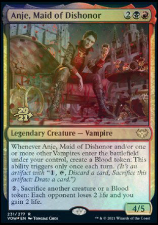 Anje, Maid of Dishonor [Innistrad: Crimson Vow Prerelease Promos] | The Time Vault CA