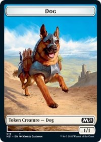 Dog // Weird Double-sided Token [Core Set 2021 Tokens] | The Time Vault CA