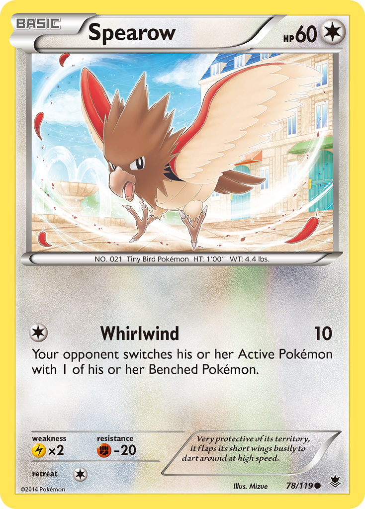 Spearow (78/119) [XY: Phantom Forces] | The Time Vault CA