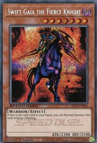 Swift Gaia the Fierce Knight (Secret) [SBCB-EN005] Secret Rare | The Time Vault CA