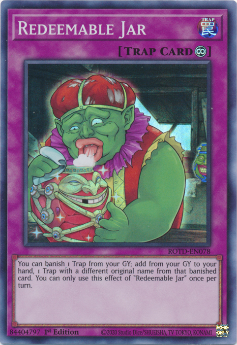Redeemable Jar [ROTD-EN078] Super Rare | The Time Vault CA