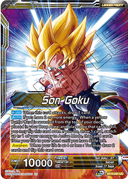 Son Goku // SS4 Son Goku, Returned from Hell (BT14-091) [Cross Spirits] | The Time Vault CA