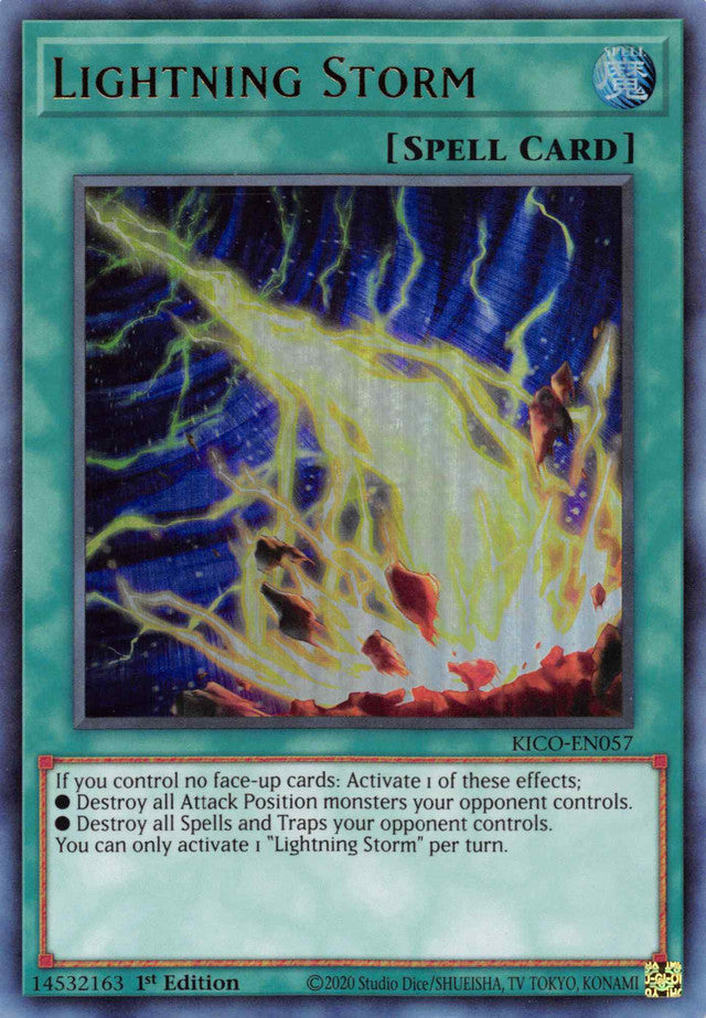 Lightning Storm (Ultra Rare) [KICO-EN057] Ultra Rare | The Time Vault CA