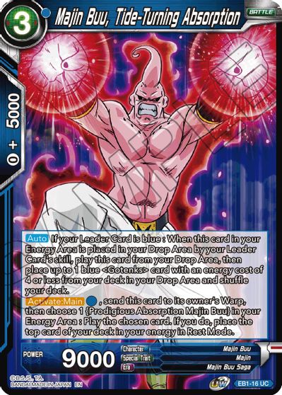 Majin Buu, Tide-Turning Absorption (EB1-16) [Battle Evolution Booster] | The Time Vault CA