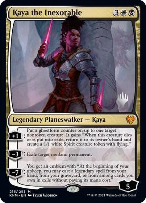 Kaya the Inexorable [Kaldheim Promo Pack] | The Time Vault CA