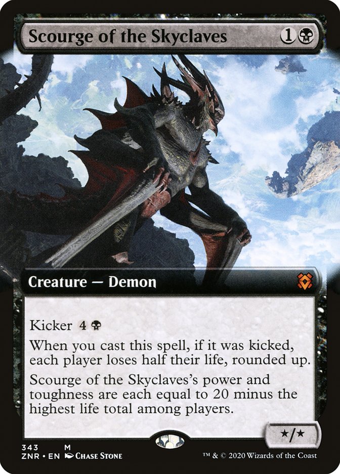 Scourge of the Skyclaves (Extended Art) [Zendikar Rising] | The Time Vault CA