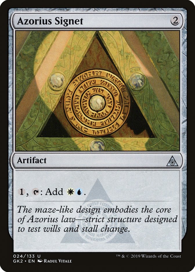 Azorius Signet [Ravnica Allegiance Guild Kit] | The Time Vault CA