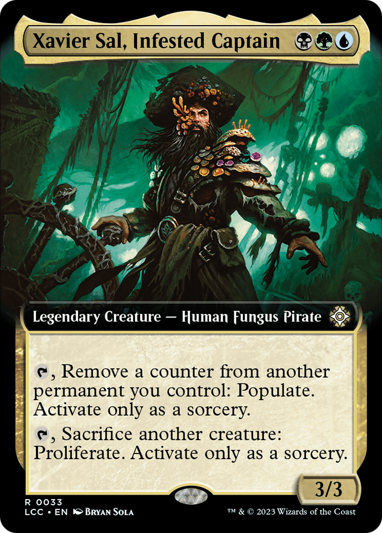 Xavier Sal, Infested Captain (Extended Art) [The Lost Caverns of Ixalan Commander] | The Time Vault CA