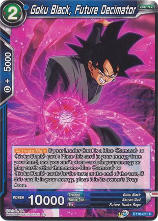 Goku Black, Future Decimator (BT10-051) [Rise of the Unison Warrior 2nd Edition] | The Time Vault CA