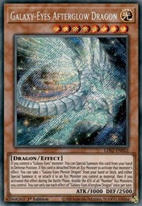 Galaxy-Eyes Afterglow Dragon [LDS2-EN052] Secret Rare | The Time Vault CA