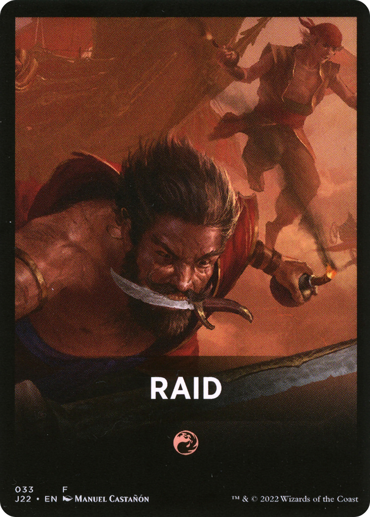 Raid Theme Card [Jumpstart 2022 Front Cards] | The Time Vault CA