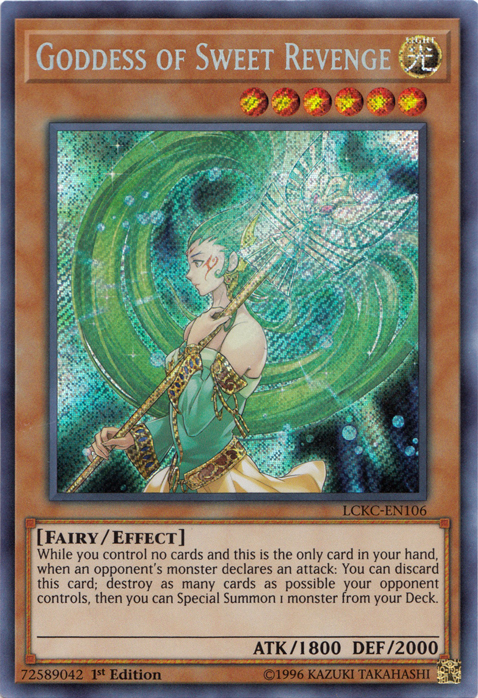 Goddess of Sweet Revenge [LCKC-EN106] Secret Rare | The Time Vault CA