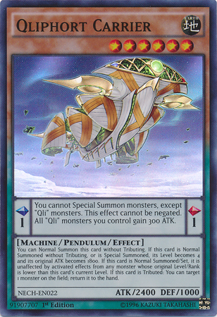 Qliphort Carrier [NECH-EN022] Super Rare | The Time Vault CA