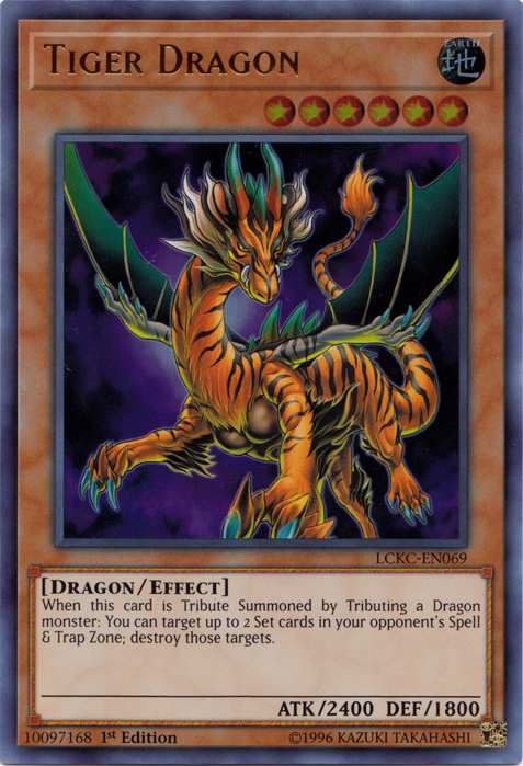 Tiger Dragon [LCKC-EN069] Ultra Rare | The Time Vault CA