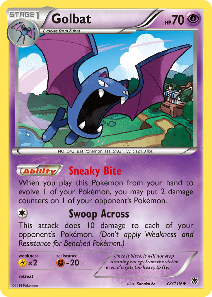 Golbat (32/119) [XY: Phantom Forces] | The Time Vault CA