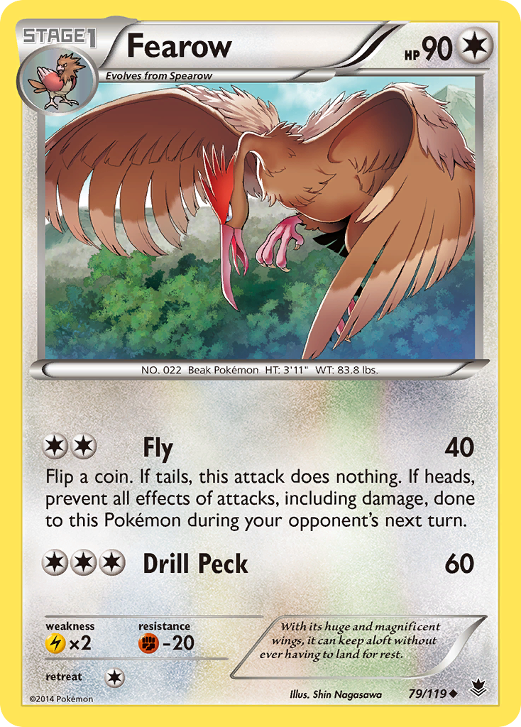 Fearow (79/119) [XY: Phantom Forces] | The Time Vault CA