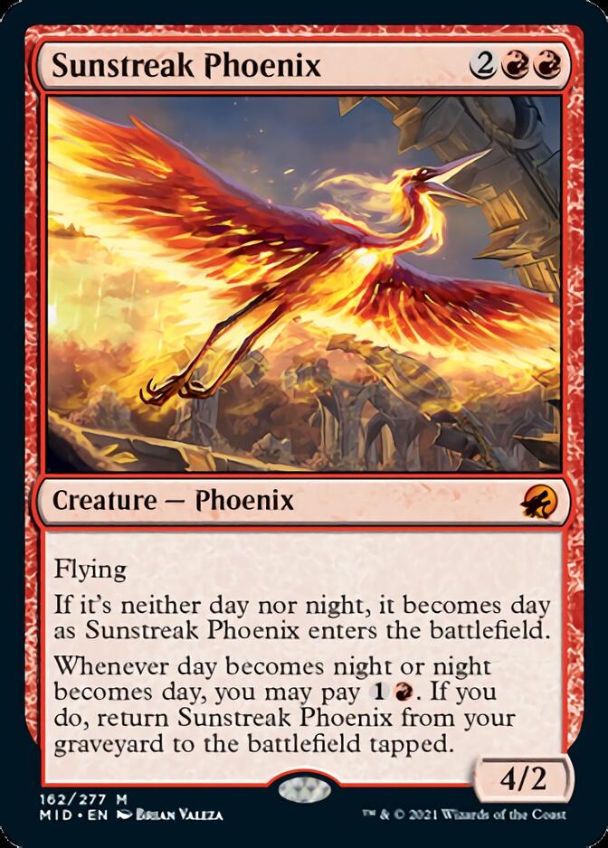 Sunstreak Phoenix [Innistrad: Midnight Hunt] | The Time Vault CA