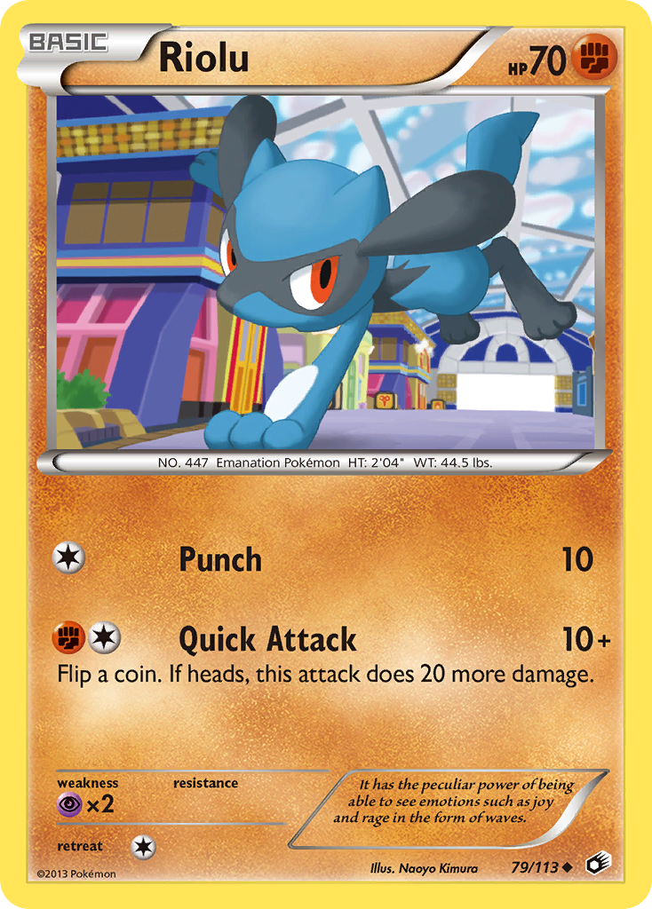 Riolu (79/113) [Black & White: Legendary Treasures] | The Time Vault CA