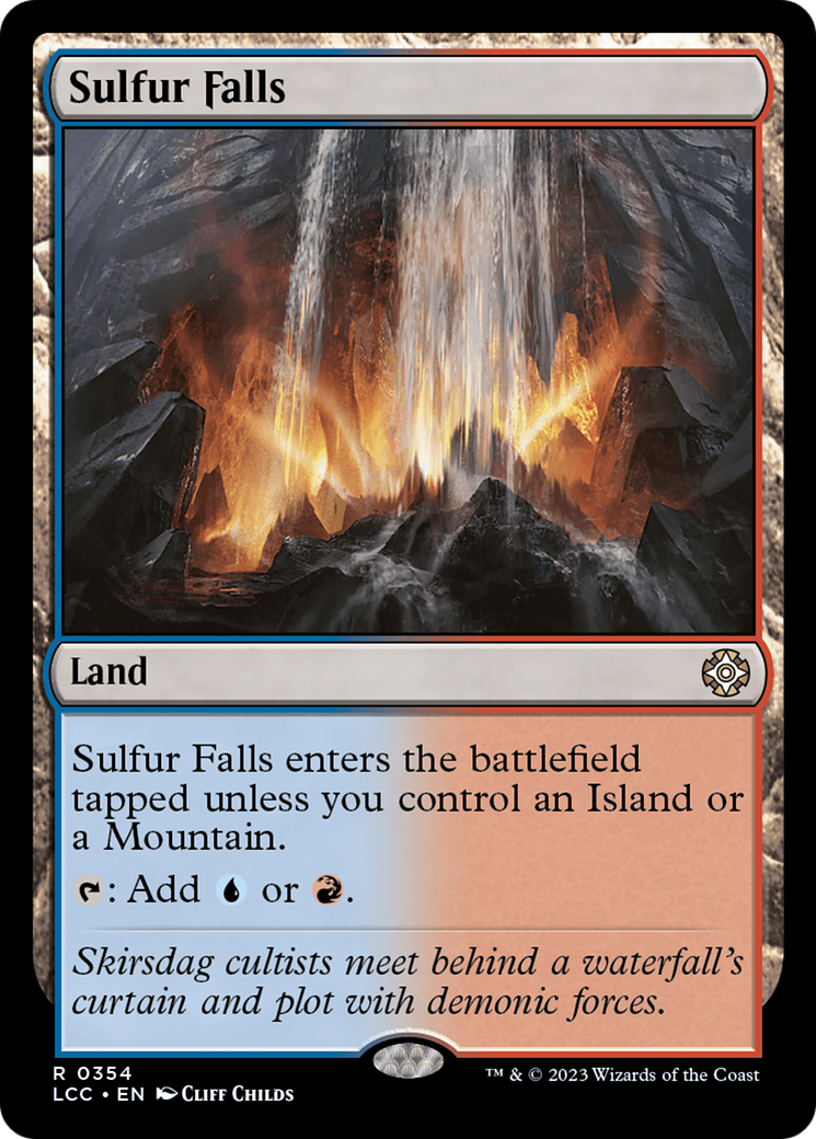 Sulfur Falls [The Lost Caverns of Ixalan Commander] | The Time Vault CA