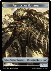 Phyrexian Golem // Phyrexian Horror Double-Sided Token [March of the Machine Commander Tokens] | The Time Vault CA