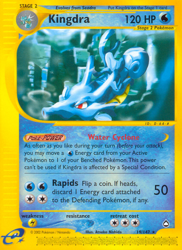 Kingdra (19/147) [Aquapolis] | The Time Vault CA