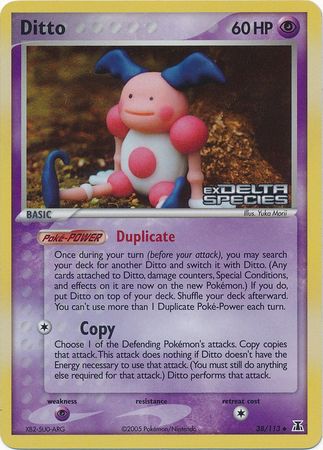 Ditto (38/113) (Stamped) [EX: Delta Species] | The Time Vault CA