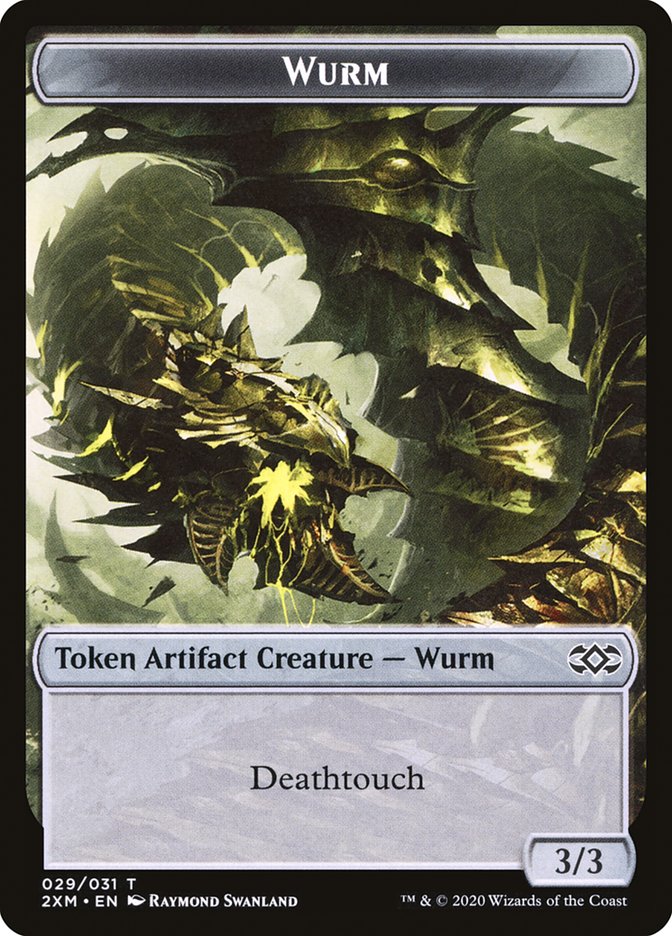 Wurm (029/031) [Double Masters Tokens] | The Time Vault CA