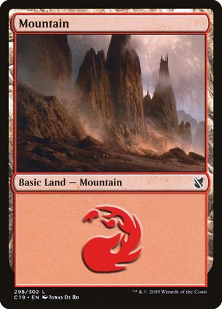 Mountain (298) [Commander 2019] | The Time Vault CA