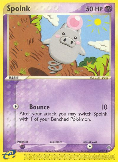 Spoink (73/97) [EX: Dragon] | The Time Vault CA