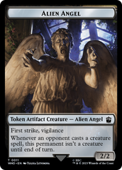 Alien Angel // Food (0025) Double-Sided Token [Doctor Who Tokens] | The Time Vault CA
