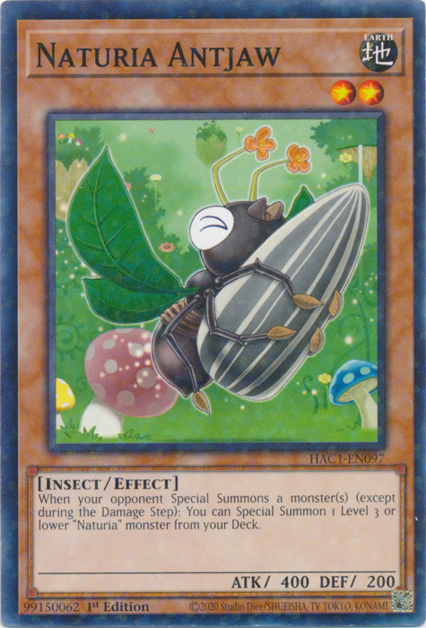 Naturia Antjaw (Duel Terminal) [HAC1-EN097] Common | The Time Vault CA