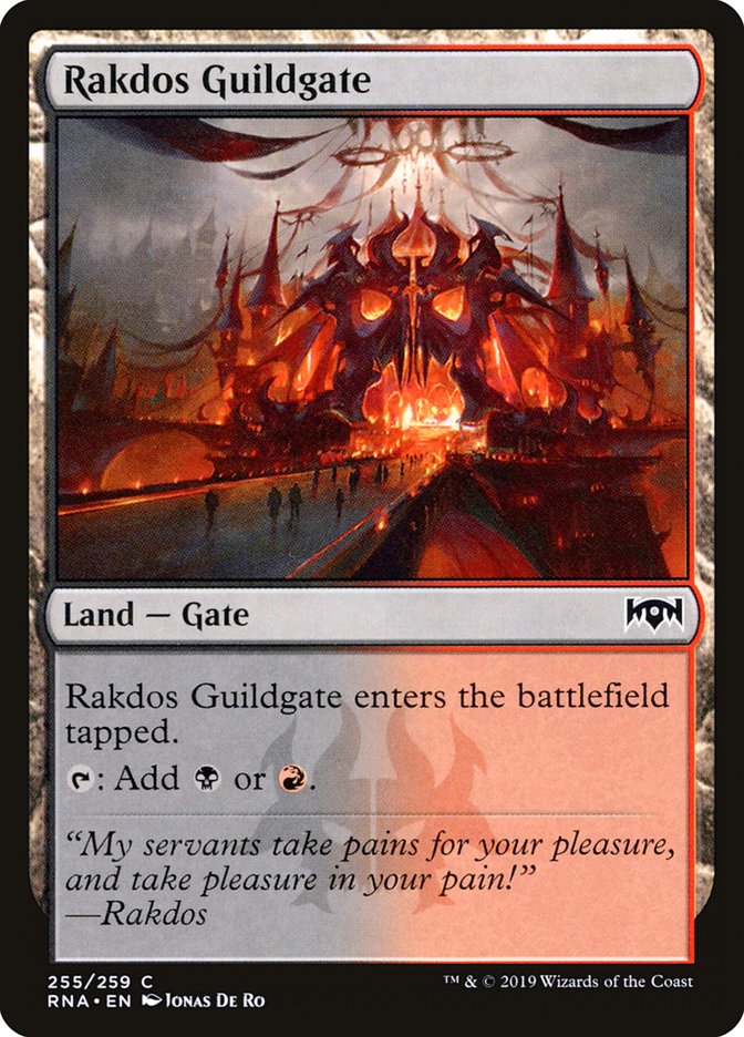 Rakdos Guildgate (255/259) [Ravnica Allegiance] | The Time Vault CA