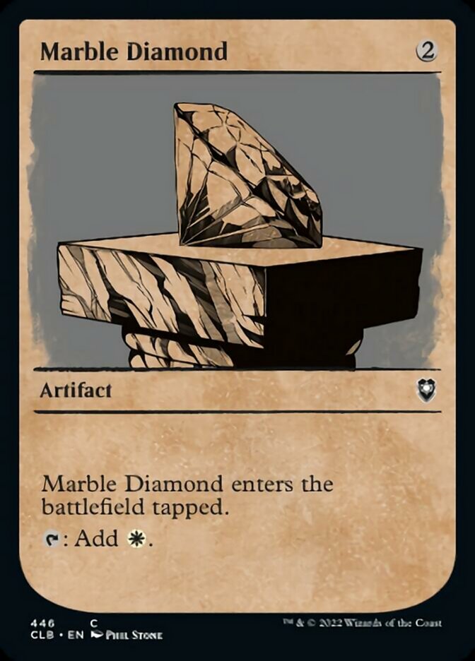 Marble Diamond (Showcase) [Commander Legends: Battle for Baldur's Gate] | The Time Vault CA