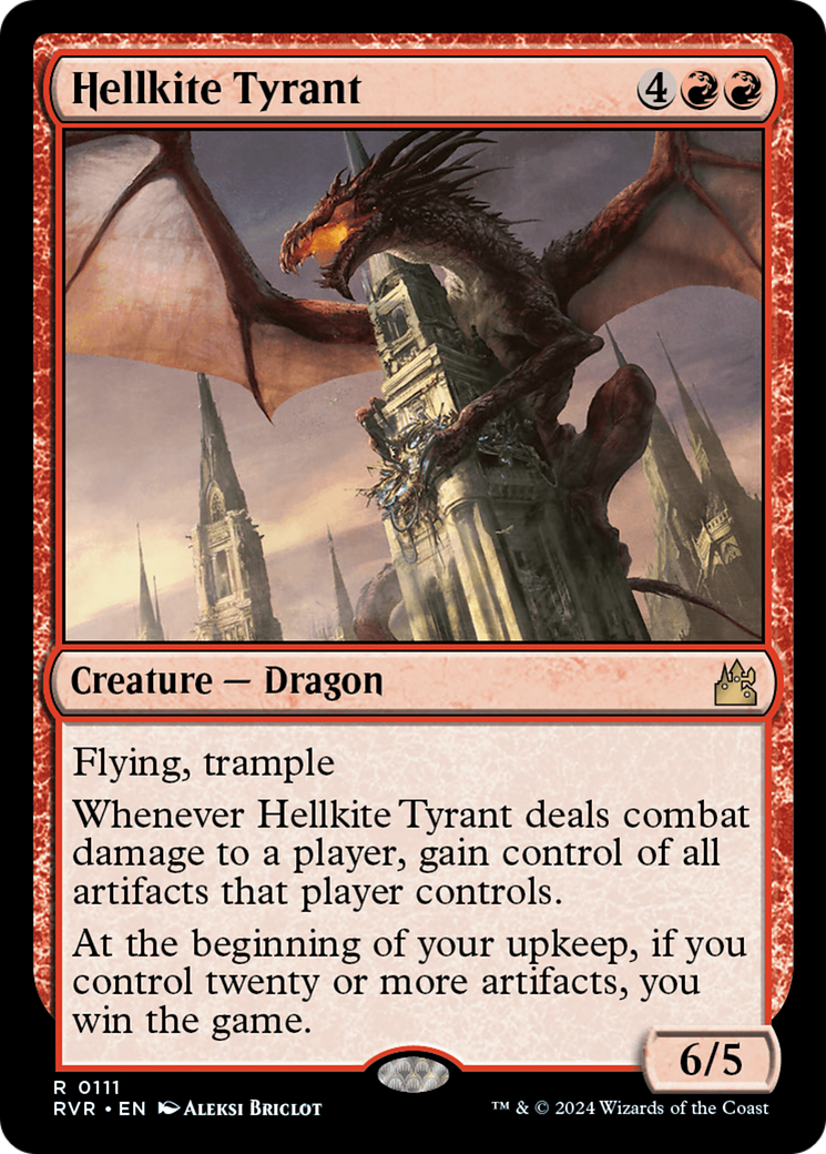 Hellkite Tyrant [Ravnica Remastered] | The Time Vault CA