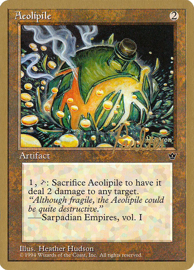 Aeolipile (Preston Poulter) [Pro Tour Collector Set] | The Time Vault CA