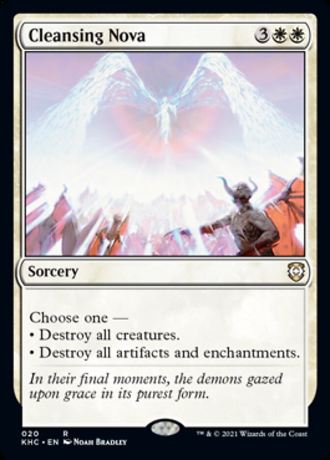 Cleansing Nova [Kaldheim Commander] | The Time Vault CA