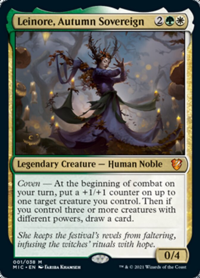 Leinore, Autumn Sovereign (Display Commander) [Innistrad: Midnight Hunt Commander] | The Time Vault CA