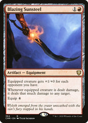 Blazing Sunsteel [Commander Legends] | The Time Vault CA