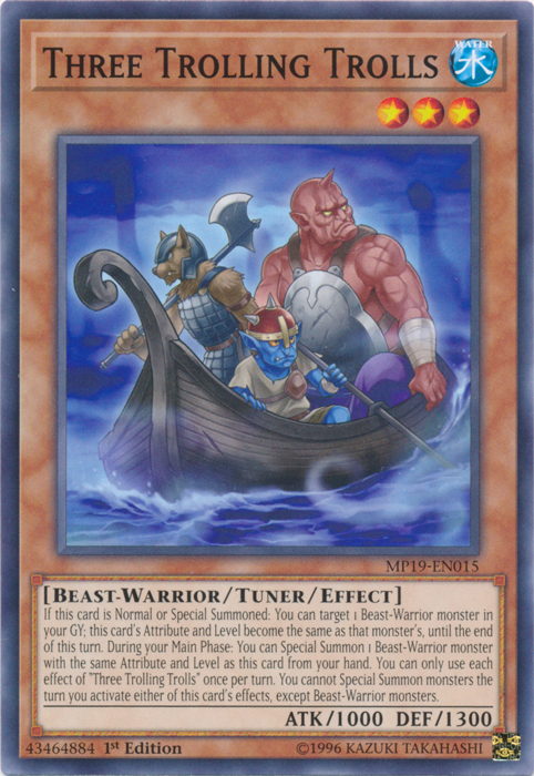 Three Trolling Trolls [MP19-EN015] Common | The Time Vault CA