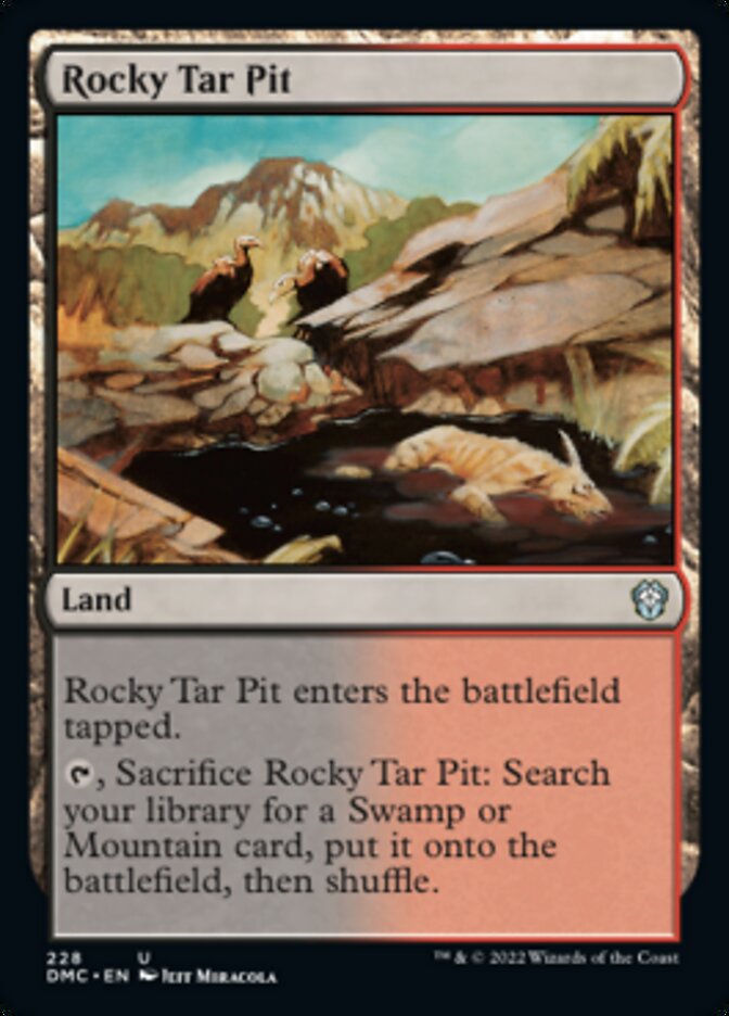 Rocky Tar Pit [Dominaria United Commander] | The Time Vault CA