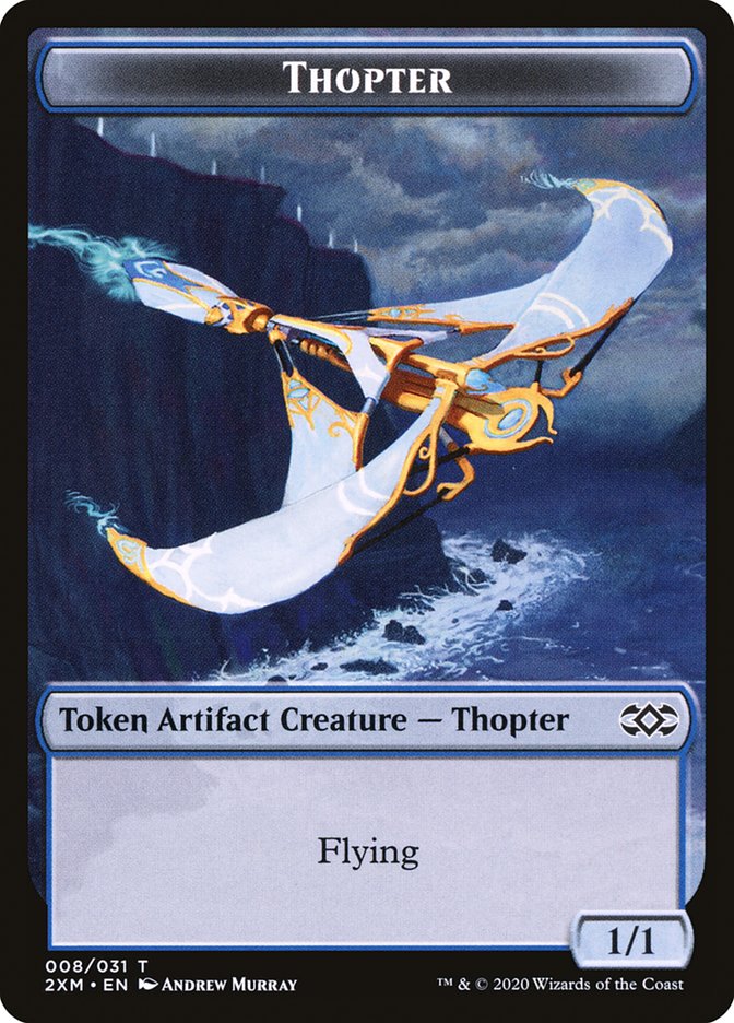 Myr (024) // Thopter (008) Double-sided Token [Double Masters Tokens] | The Time Vault CA