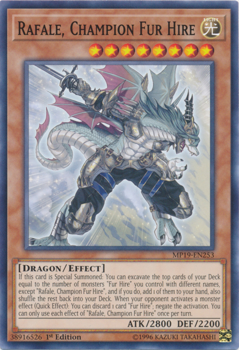 Rafale, Champion Fur Hire [MP19-EN253] Common | The Time Vault CA