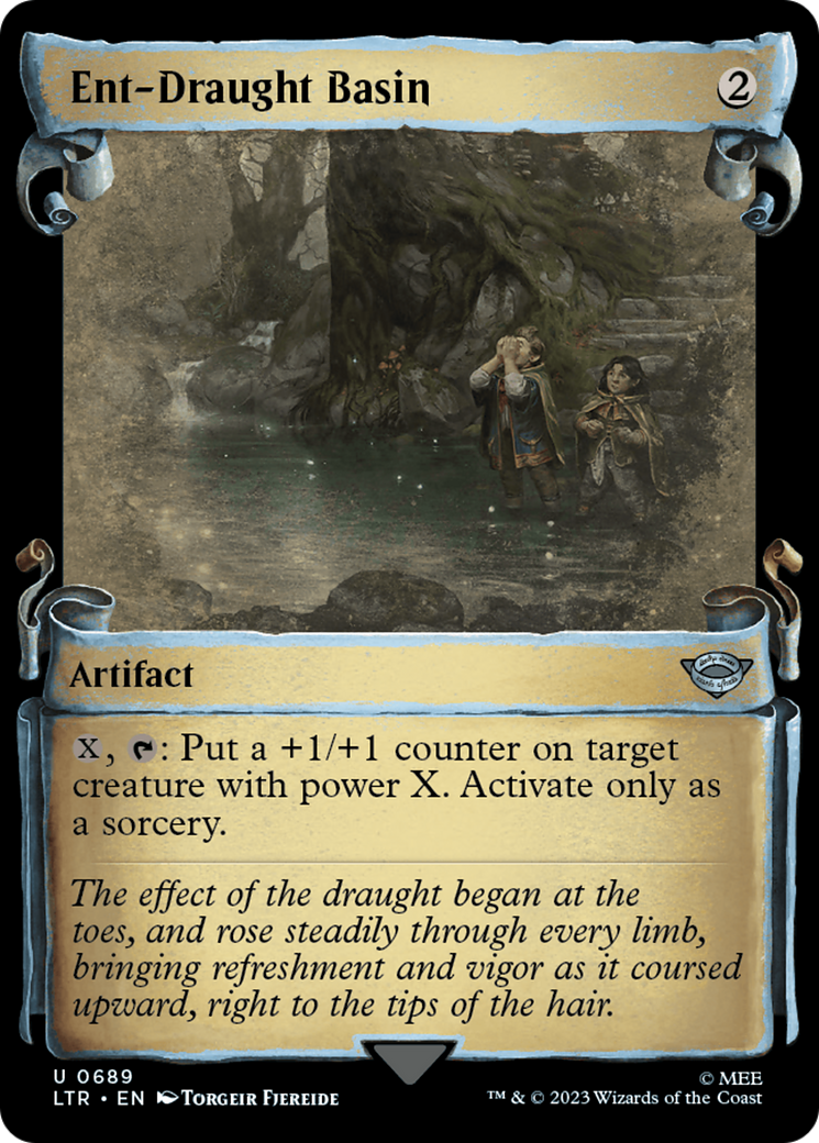 Ent-Draught Basin [The Lord of the Rings: Tales of Middle-Earth Showcase Scrolls] | The Time Vault CA