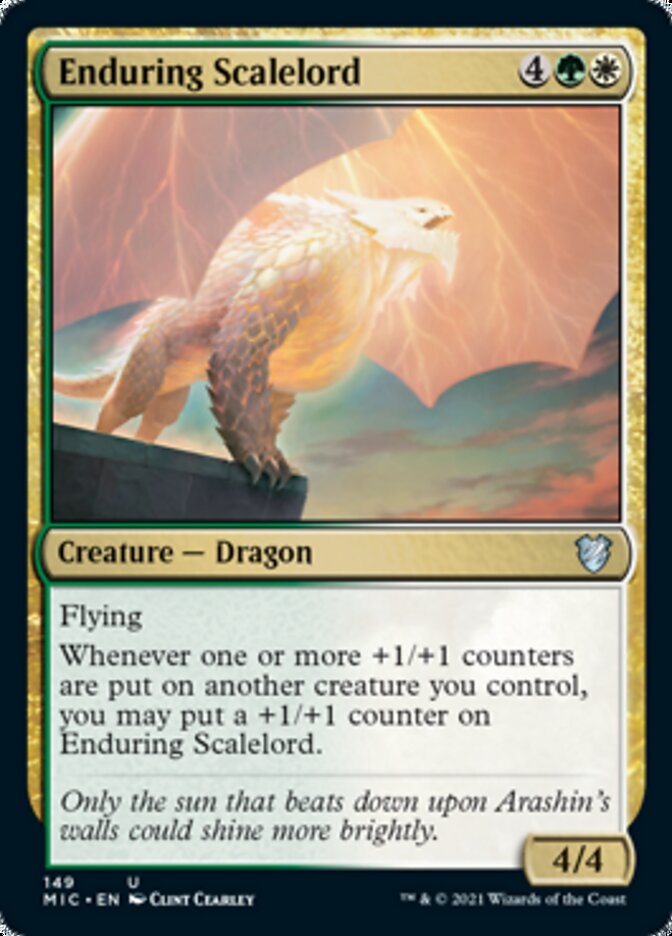 Enduring Scalelord [Innistrad: Midnight Hunt Commander] | The Time Vault CA