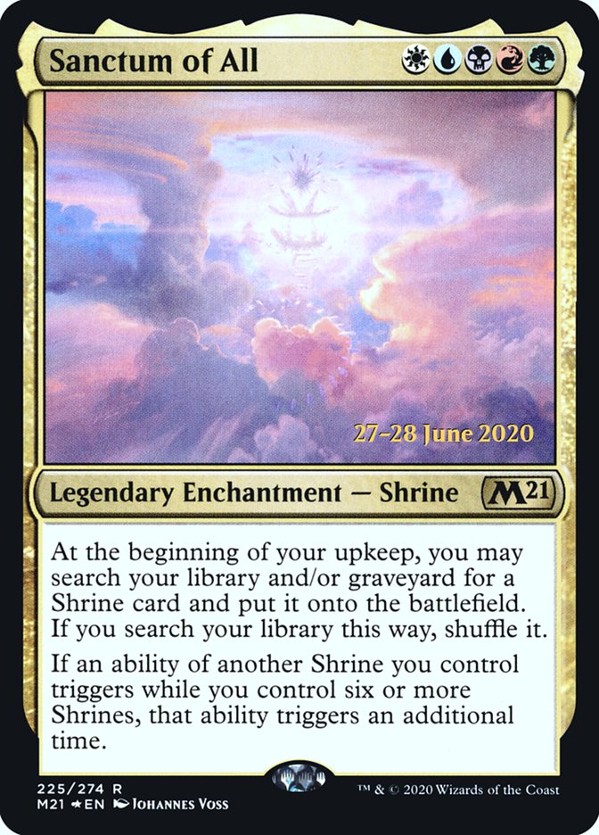 Sanctum of All  [Core Set 2021 Prerelease Promos] | The Time Vault CA