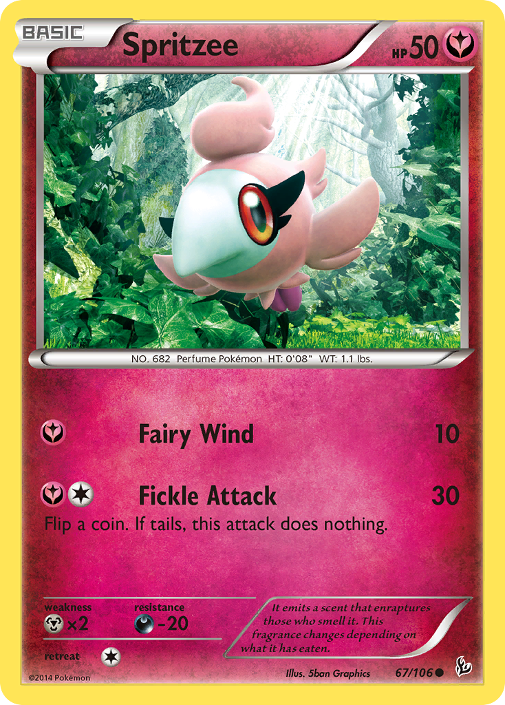 Spritzee (67/106) [XY: Flashfire] | The Time Vault CA