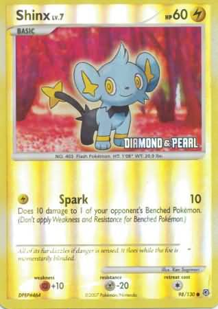 Shinx (98/130) [Burger King Promos: 2008 Collection] | The Time Vault CA